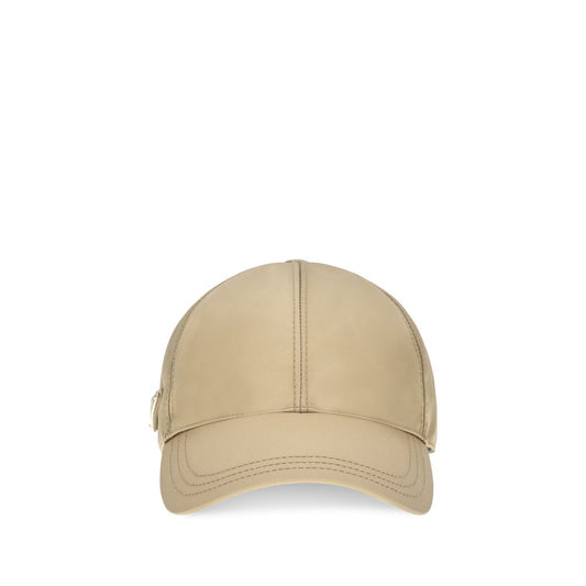 Beige Polyamide Cap (Baseball Hat)