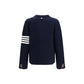Blue Wool Oves Aries Full-Length Jacket