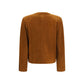 Brown Lamb Ovis Aries Aries Full-Length Jacket