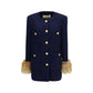 Blue Wool Oves Aries Coat