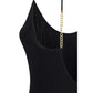 Black Viscose Casual Dress