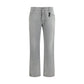 Gray Cotton Boyfriend Jeans