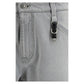 Gray Cotton Boyfriend Jeans