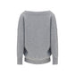 Gray Cashmere Sweatshirt