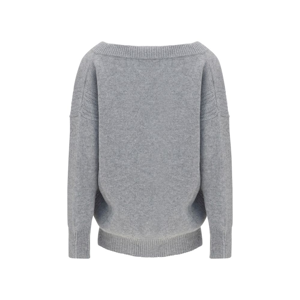 Gray Cashmere Sweatshirt