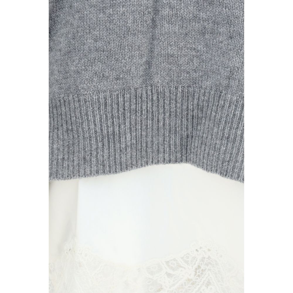 Gray Cashmere Sweatshirt