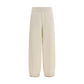 White Cashmere Casual Pants