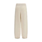 White Cashmere Casual Pants