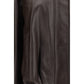 Brown Leather Bomber