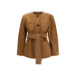 Brown Lamb Leather Leather Jacket