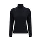 Blue Cashmere Turtleneck