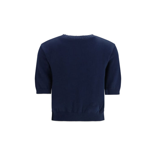 Blue Cotton Sweatshirt