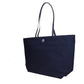 Blue Fabric Shoulder Bag