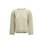 Beige Linen Sweatshirt