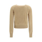Beige Cashmere Sweater