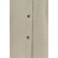 Beige Polyamide Full-Length Jacket