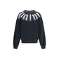 Black Cotton Sweatshirt