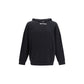 Black Cotton Sweatshirt