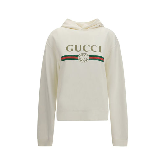 White Cotton Sweatshirt