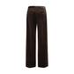 Brown Cotton Pants