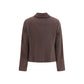 Brown Wool Oves Aries Full-Length Jacket