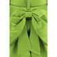 Bicolor Polyester Mini Skirt