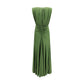 Bicolor Viscose Casual Dress