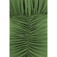 Bicolor Viscose Casual Dress