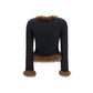 Blue Cotton Cardigan