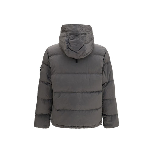 Bicolor Polyamide Full-Length Jacket