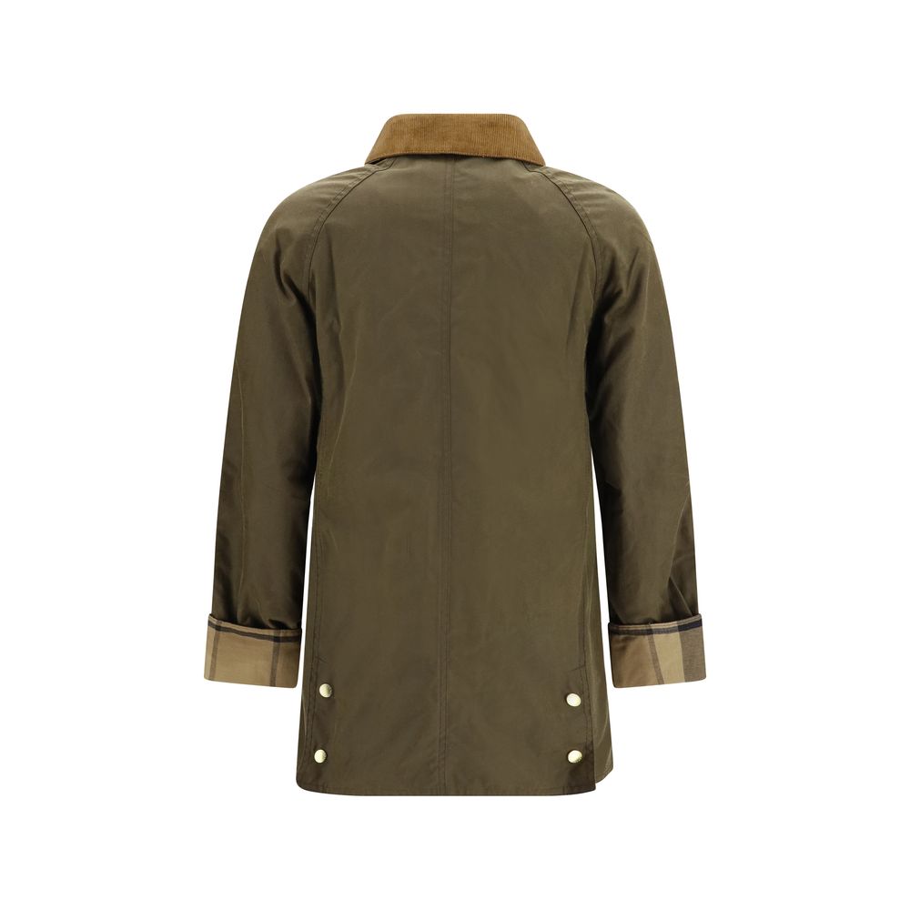 Bicolor Cotton Shell Jacket