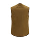 Brown Marabou Sleeveless Jacket