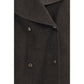 Brown Wool Oves Aries Full-Length Jacket