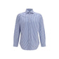Blue Cotton Pattern Shirt