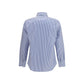Blue Cotton Pattern Shirt