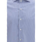 Blue Cotton Pattern Shirt
