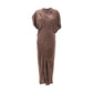 Beige Viscose Casual Dress