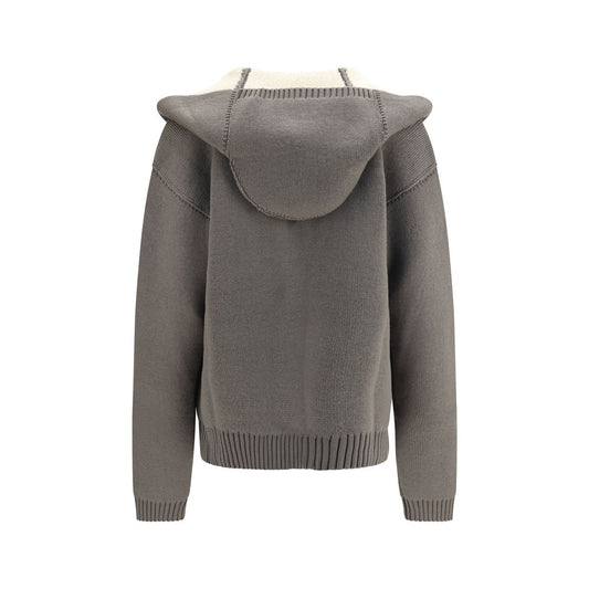 Gray Wool Oves Aries Hoodie
