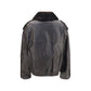 Brown Calf Leather Bos Taurus Bomber