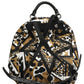 Multicolor Star Nylon School Travel Backpack Borse Bag