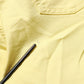 Yellow Mid Waist Straight Cropped Denim Women Trouser Jeans