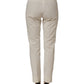 Off White MidWaist Tapered Women Chino Trouser Pants