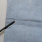Light Blue High Waist Tapered Denim Cotton Stretch Jeans