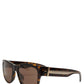 DG4390F Brown Acetate Frame Polarized Lenses Sunglasses