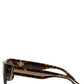 DG4390F Brown Acetate Frame Polarized Lenses Sunglasses