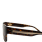 DG4390F Brown Acetate Frame Polarized Lenses Sunglasses