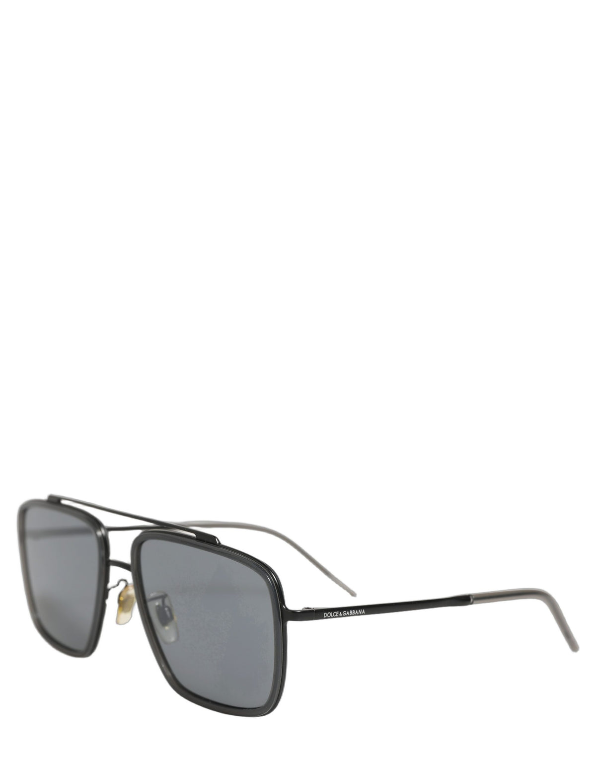 Women DG2262 Black Metal Square Frame Eyewear Sunglasses