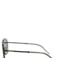 Women DG2262 Black Metal Square Frame Eyewear Sunglasses