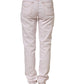 Light Pink Cotton Mid Waist Denim Trouser Jeans