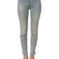 Light Blue Washed Stretch Skinny Denim Trouser Women Jeans